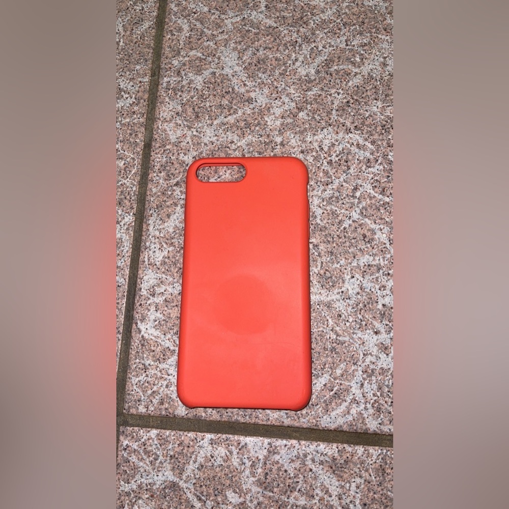 tangerine iphone 8+ phone case